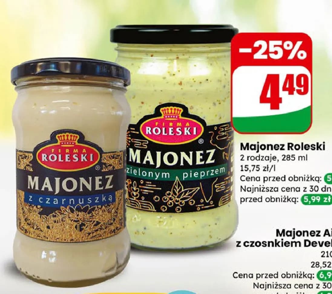majonez różne rodzaje