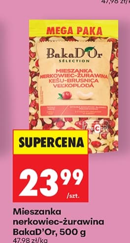 mieszanka nerkowce-żurawina