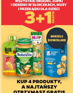 wszystkie obiadki, zupki i deserki w słoiczkach, musy i przekąski dla dzieci