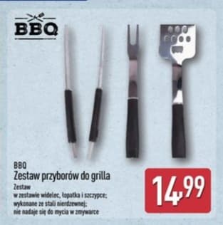 zestaw przyborów do grilla