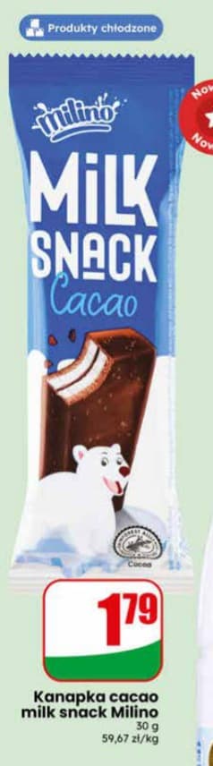 kanapka milk snack cacao
