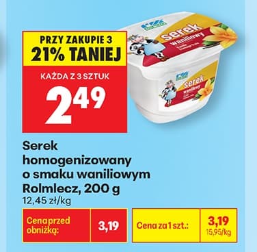 serek homogenizowany o smaku waniliowym