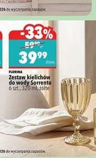 zestaw kielichów do wody Sorrento