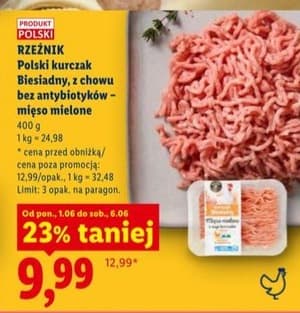 mięso mielone z piersi kurczaka