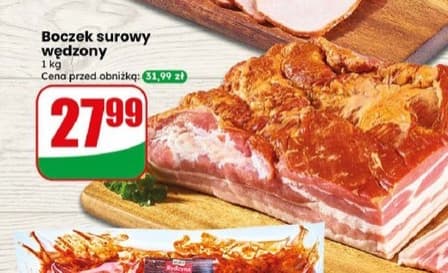 boczek surowy wędzony