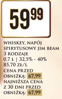 Jim Beam whiskey, napój spirytusowy 0.7l