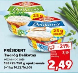 twaróg delikatny różne rodzaje