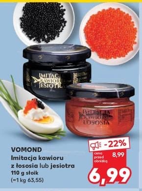imitacja kawioru z łososia lub jesiotra