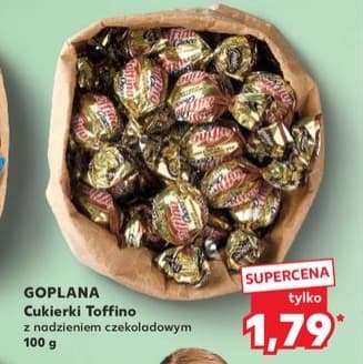 cukierki toffino z nadzieniem czekoladowym