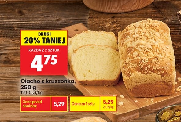ciacho z kruszonką