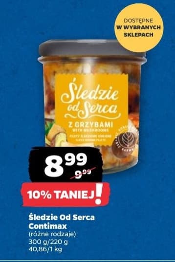 śledzie od serca