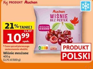 wiśnie mrożone bez pestek