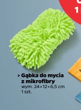 gąbka do mycia z mikrofibry