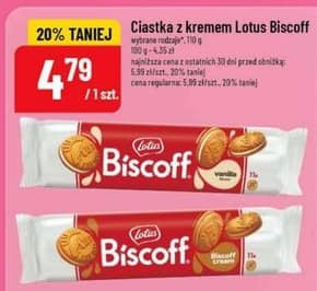 Lotus Biscoff ciastka z kremem Lotus Biscoff 110g