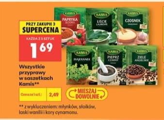 przyprawy w saszetkach różne rodzaje