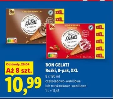 rożki lodowe xxl