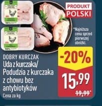 uda z kurczaka lub podudzia z kurczaka z chowu bez antybiotyków