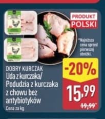 uda z kurczaka lub podudzia z kurczaka z chowu bez antybiotyków