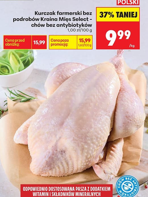 kurczak farmerski bez podrobów