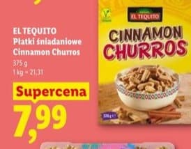 płatki śniadaniowe cinnamon churros
