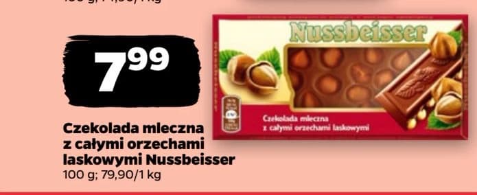 czekolada mleczna z całymi orzechami laskowymi