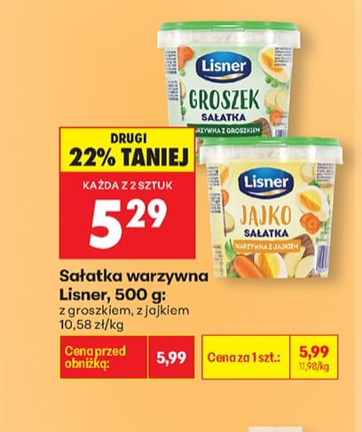 sałatka warzywna z groszkiem lub z jajkiem