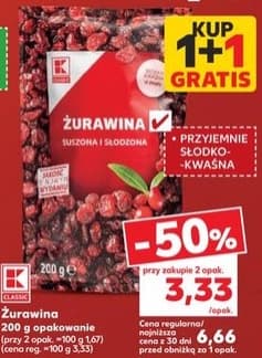 żurawina suszona