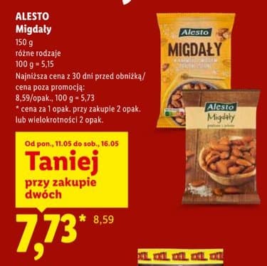 migdały różne rodzaje