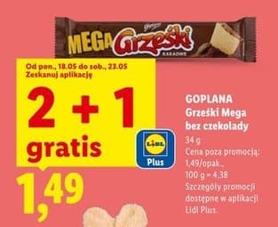 wafel bez czekolady
