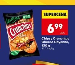 chipsy Crunchips Cheese Cayenne