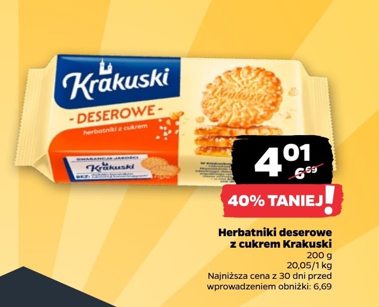herbatniki deserowe z cukrem