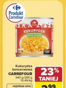 kukurydza konserwowa super słodka