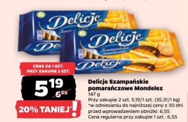 delicje szampańskie pomarańczowe
