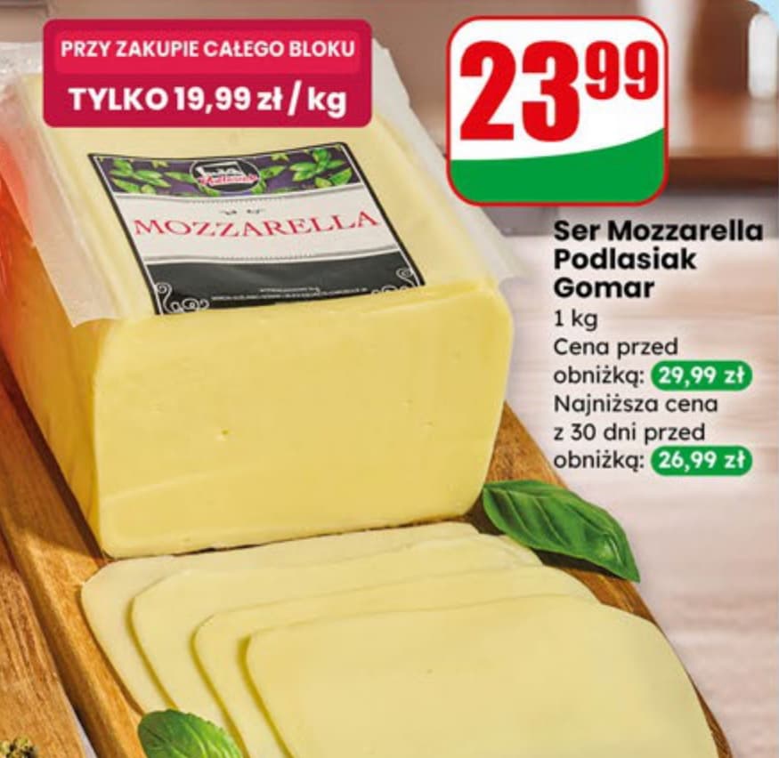 ser mozzarella podlasiak