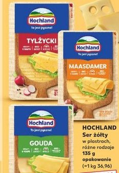 ser żółty w plastrach