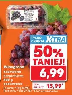 winogrona czerwone bezpestkowe