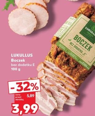 boczek bez dodatku E