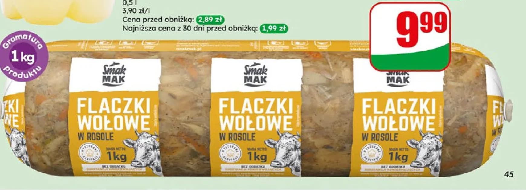 flaczki wołowe w rosole