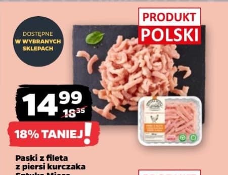paski z fileta z piersi kurczaka