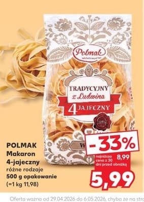 makaron 4-jajeczny różne rodzaje