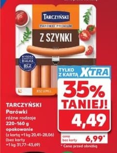 parówki z szynki