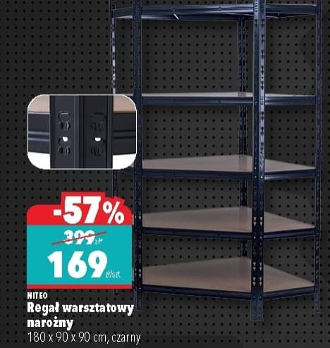 regał warsztatowy narożny