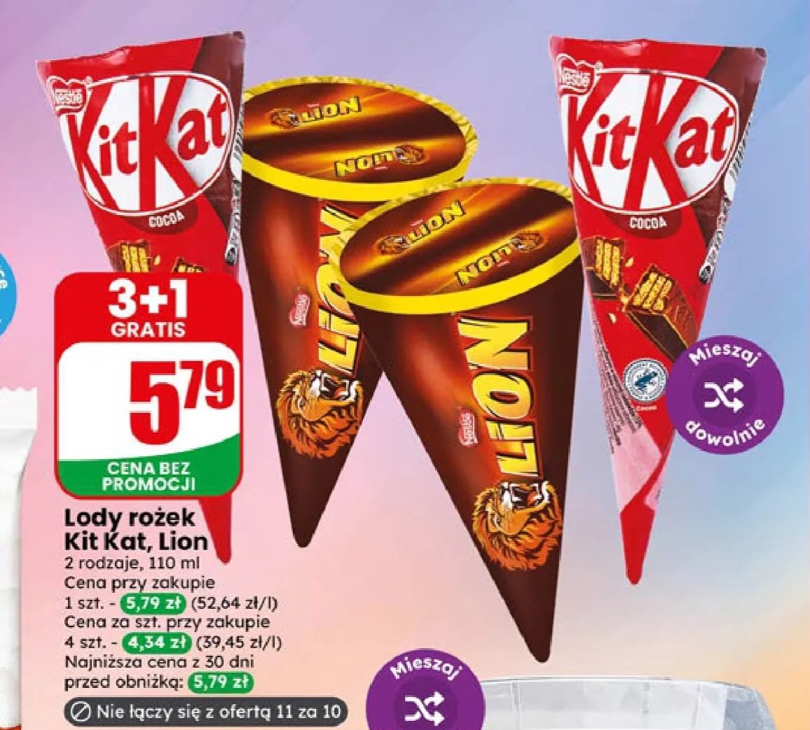 lody rożek