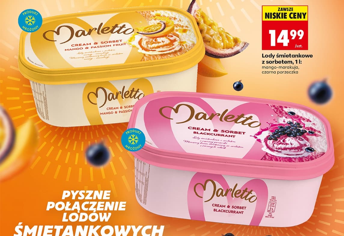 lody śmietankowe