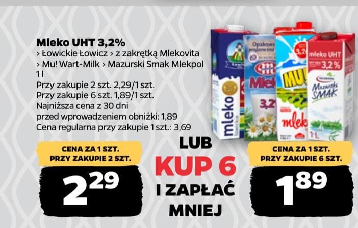 mleko UHT 3,2%