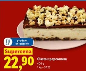 ciasto z popcornem