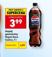 Pepsi napój gazowany cola zero cukru 1l
