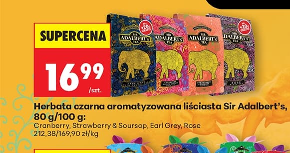 herbata czarna aromatyzowana liściasta