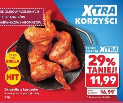 skrzydła z kurczaka w marynacie paprykowej