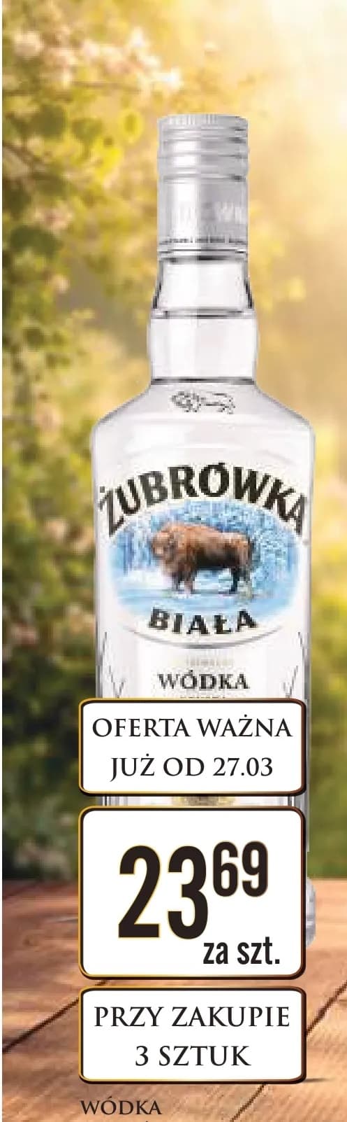 Żubrówka wódka biała z nutą czarnej porzeczki 0.5l